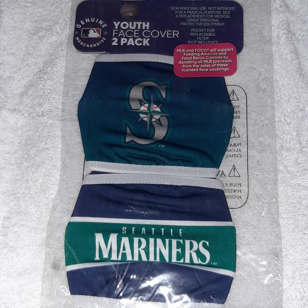 🤑Seattle Mariners Youth Facemasks